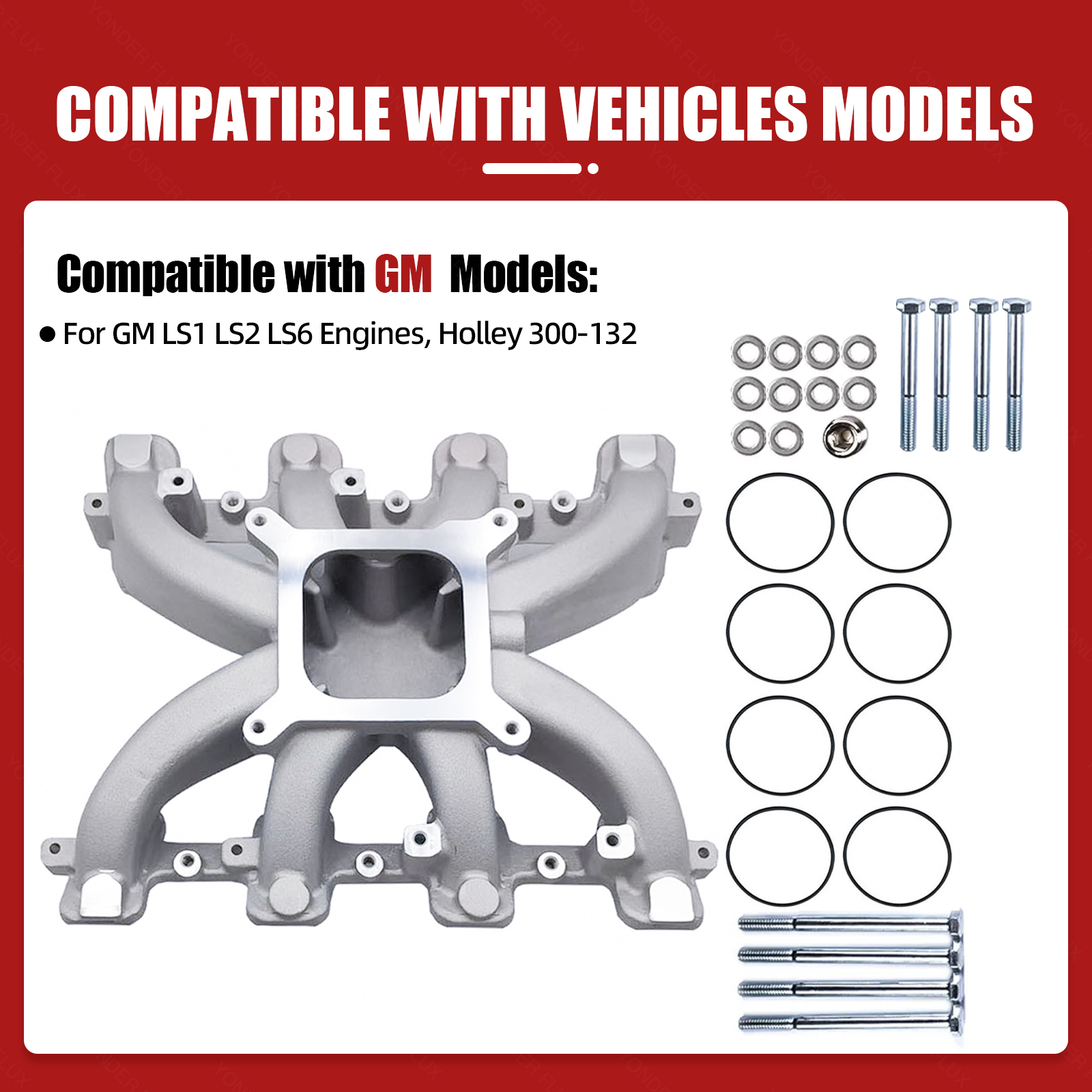 Cathedral Port Ls Intake Single Plane Carb Intake Manifold For GM LS1 ...